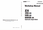 ZX35U-5NZX50U-5NZX60USB-5N Angle Blade Workshop Manual