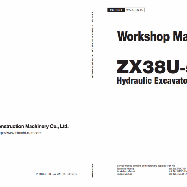 ZX38U-5A Workshop Manual