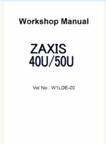 ZX40U,ZX50U Workshop manual (Up to serial No. 007000)