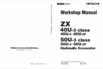 ZX40U-3,ZX40U-3F,ZX50U-3,ZX50U-3F Workshop Manual