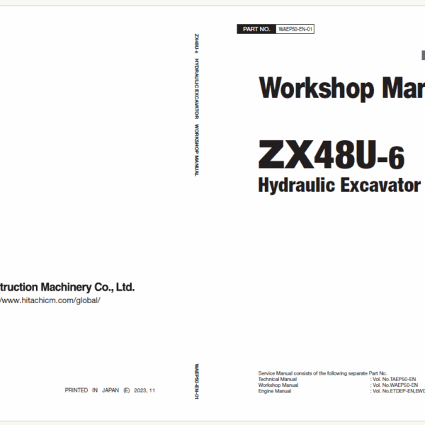 ZX48U-6 Workshop Manual