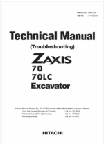 ZX70,ZX70LC Technical manual (Troubleshooting)
