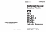 ZX70-3,ZX70LC-3,ZX70LCN-3,ZX75US-3,ZX85US-3 Techinical Manual (Operational Principle)
