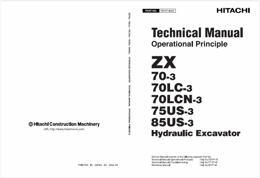 ZX70-3,ZX70LC-3,ZX70LCN-3,ZX75US-3,ZX85US-3 Technical Manual (Operational Principle)