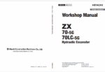 ZX70-5G, ZX70LC-5G Wordshop Manual