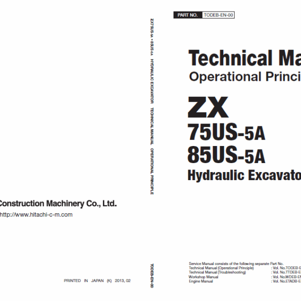 ZX75US-5A, ZX85US-5A Technical Manual (Operational Principle)