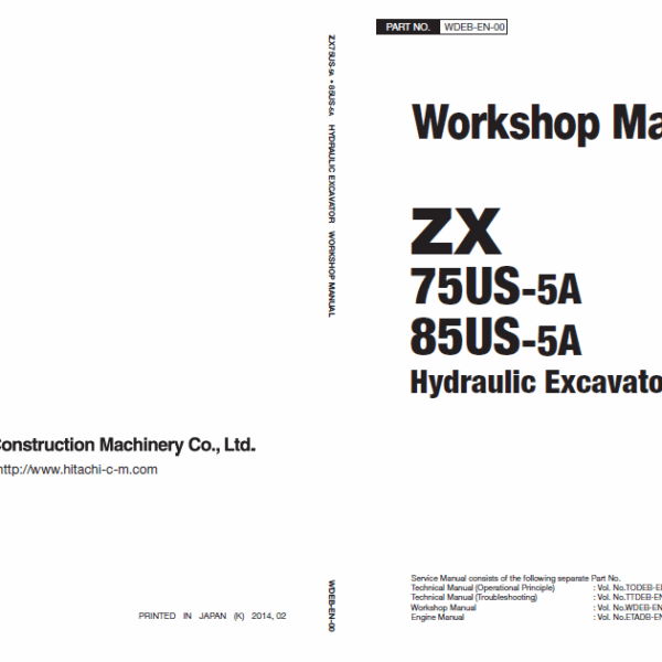 ZX75US-5A, ZX85US-5A Technical Manual (Troubleshooting)