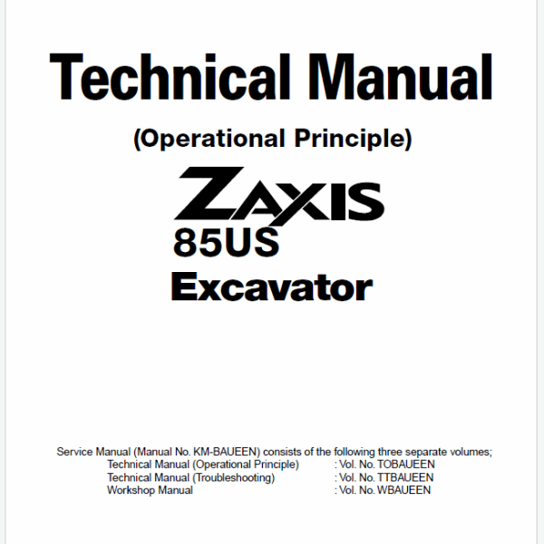 ZX85US Technical manual (Operational Principle)