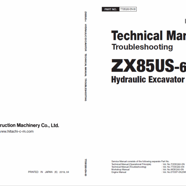 ZX85US-6 Technical Manual (Troubleshooting)