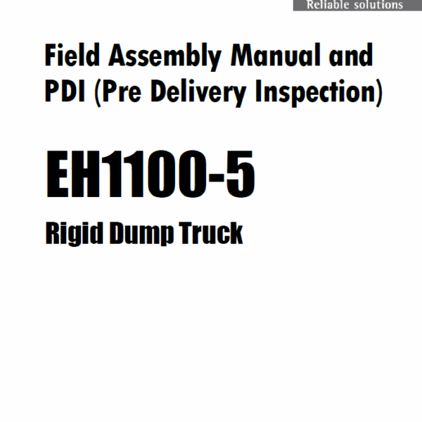 Field Assembly Manual_EH1100-5_A-QB_80-En-1B-00
