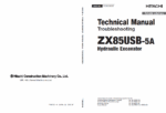 ZX85USB-5A Technical Manual (Troubleshooting)