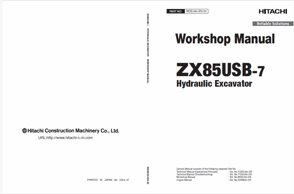 ZX85USB-7 Workshop Manual