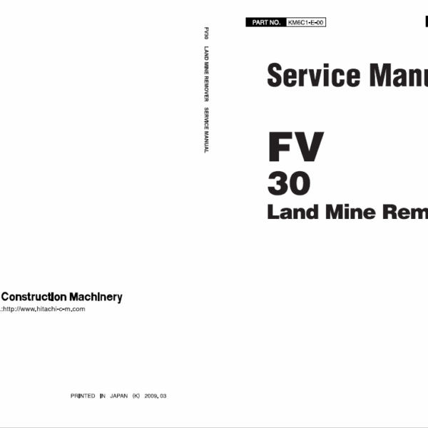 FV30 (Land Mine Remover ) Service Manual