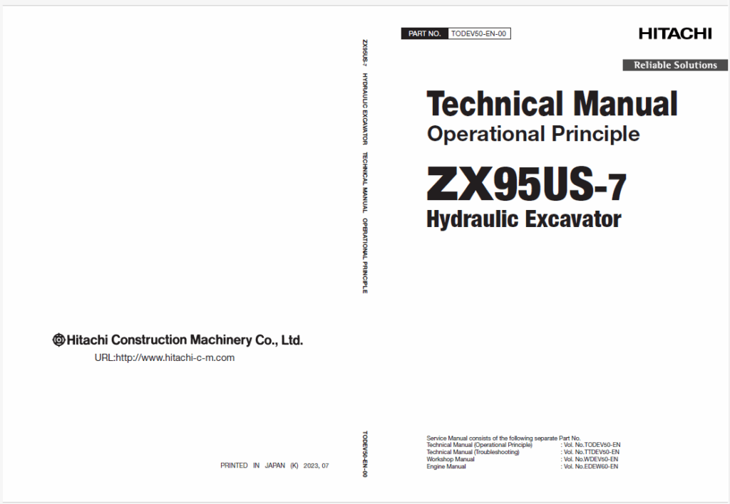 ZX95US-7 Technical Manual (Operational Principle)