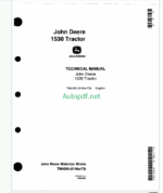 John Deere 1530 Tractor Technical Manual (TM4280)