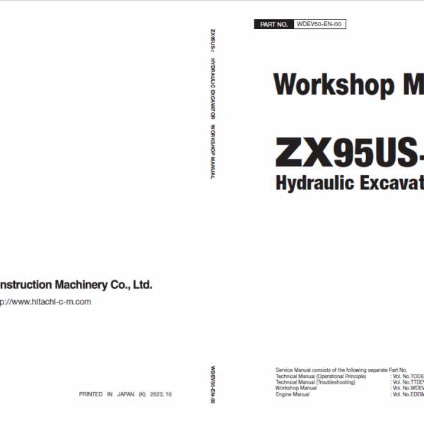 ZX95US-7 Workshop ManualZX95US-7 Workshop Manual