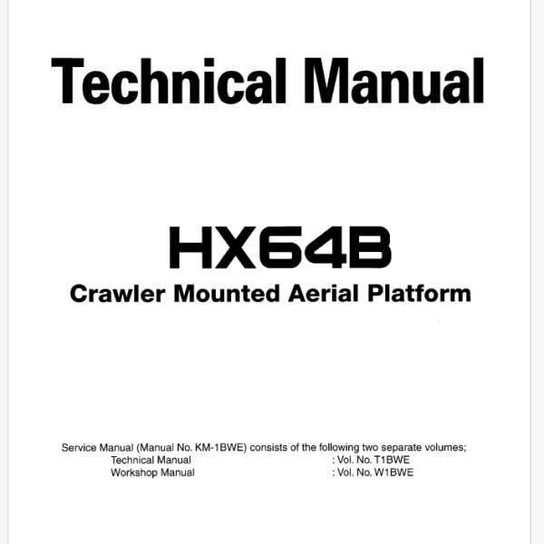 HX64B Technical manual