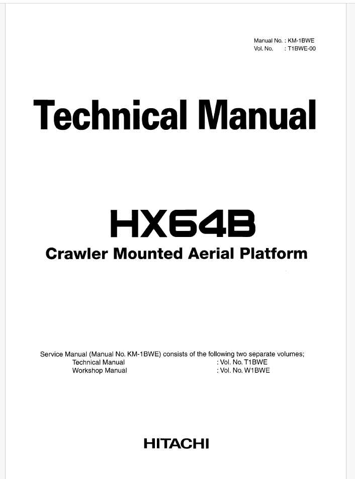 HX64B Technical manual