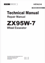 ZX95W-7 Wheeled excavator Repair Manual