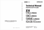 ZX110-3Class,ZX120-3Class,ZX135US-3Class Technical manual (Operational Principle)