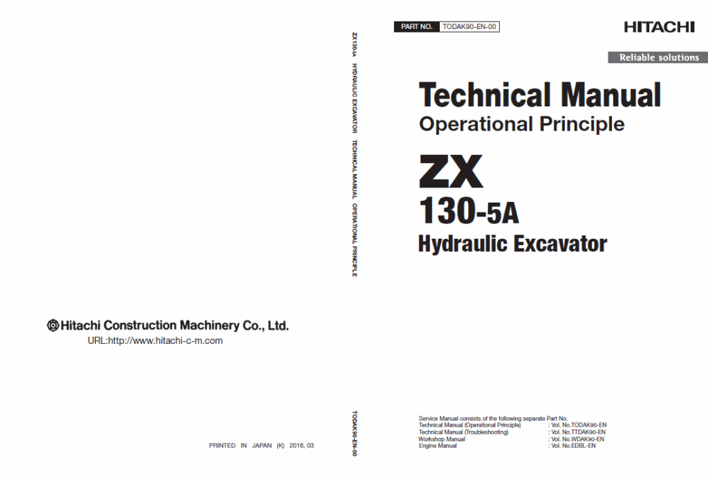 ZX130-5A Technical Manual (Operational Principle)