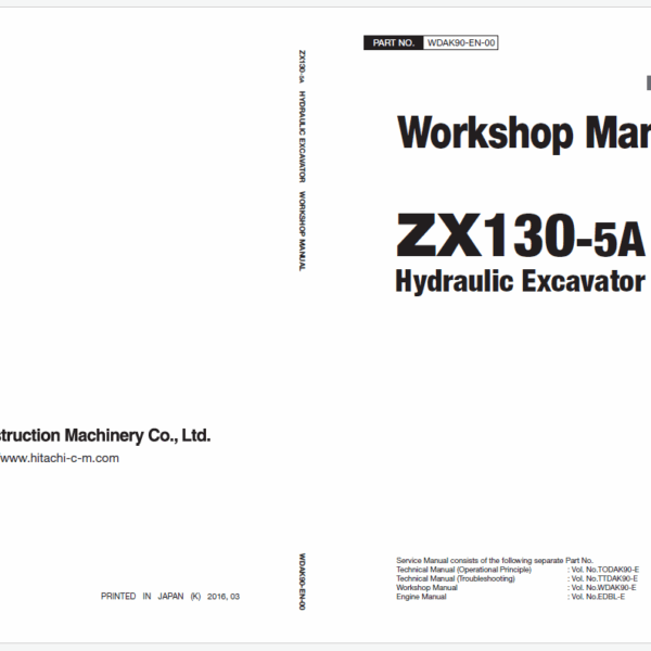 ZX130-5A Workshop Manual