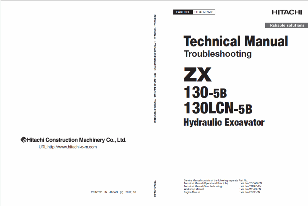 ZX130-5B130LCN-5B Technical Manual (Troubleshooting)