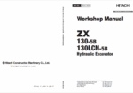 ZX130-5B130LCN-5B Workshop Manual