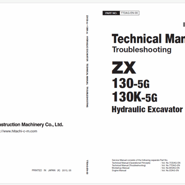 ZX130-5G130K-5G Technical Manual (Troubleshooting)