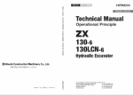 ZX130-6 , 130LCN-6 Technical Manual (Operational Principle)