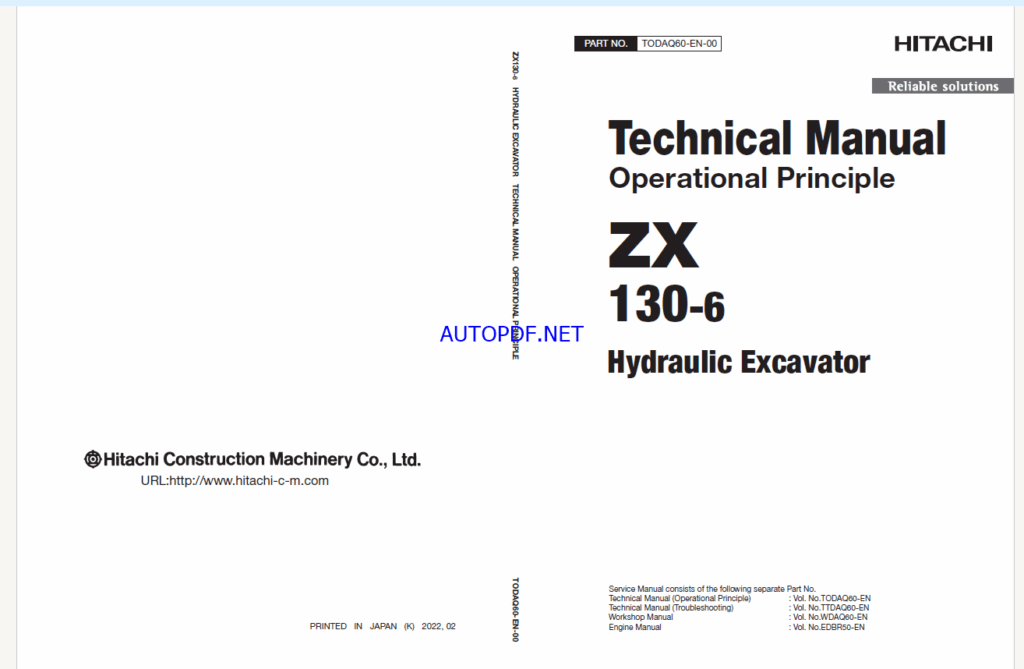 ZX130-6 Technical Manual (Operational Principle)