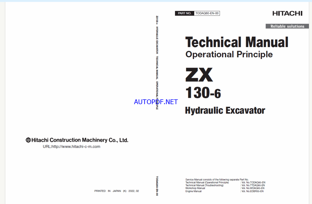 ZX130-6 Technical Manual (Operational Principle)
