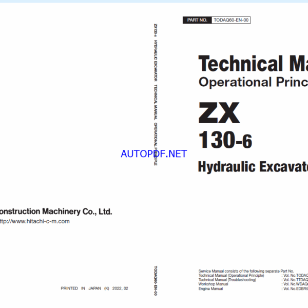 ZX130-6 Technical Manual (Operational Principle)
