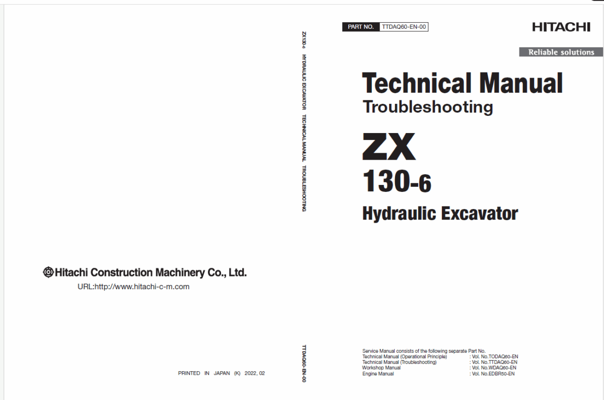 ZX130-6 Technical Manual (Troubleshooting)
