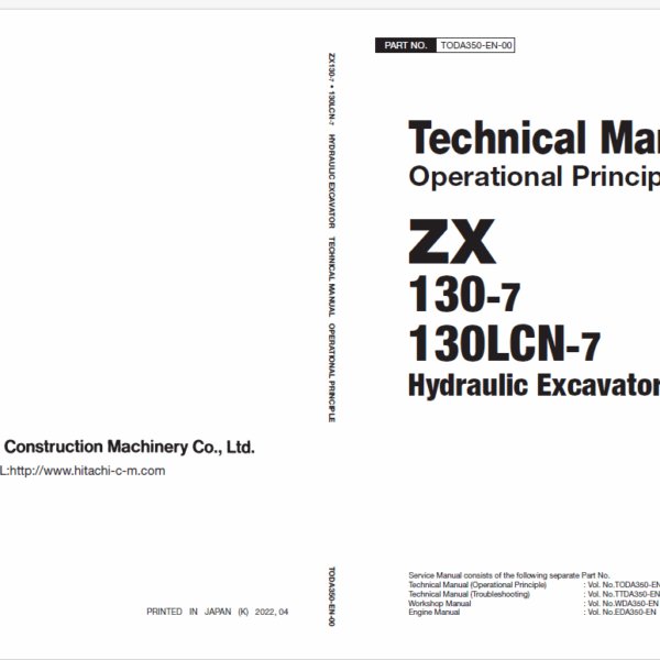 ZX130-7, ZX130LCN-7 Technical Manual (Operational Principle)