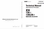 ZX130-7, ZX130LCN-7 Technical Manual (Operational Principle) (For Oceanian market)