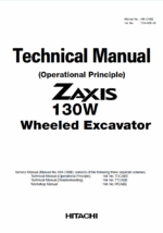 ZX130W Technical manual (Operational Principle)