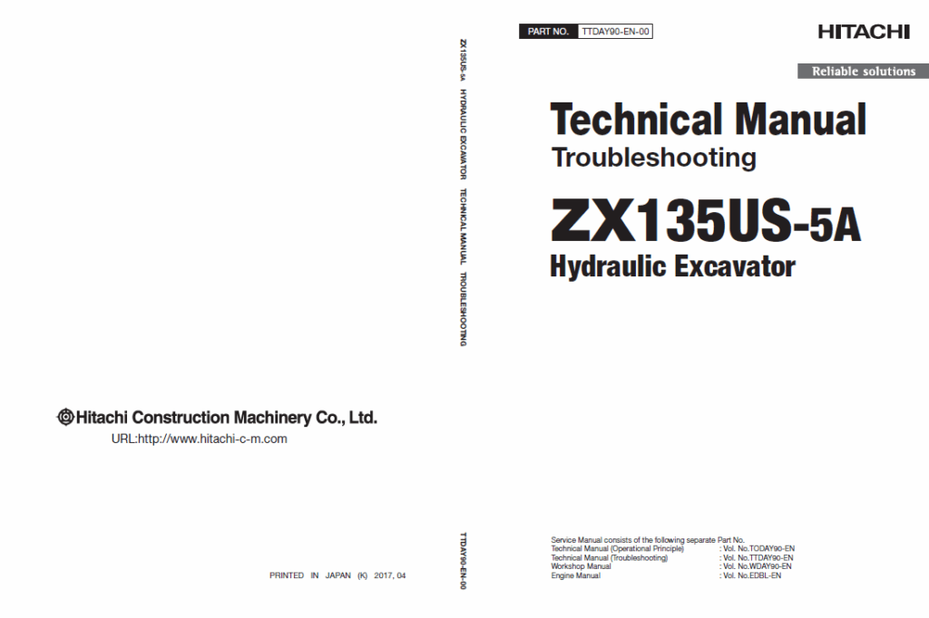 ZX135US-5A Technical Manual (Troubleshooting)