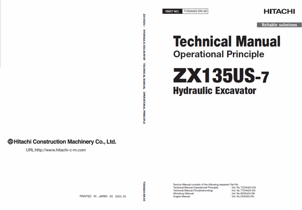 ZX135US-7 Technical Manual (Operational Principle) (For Oceanian market)