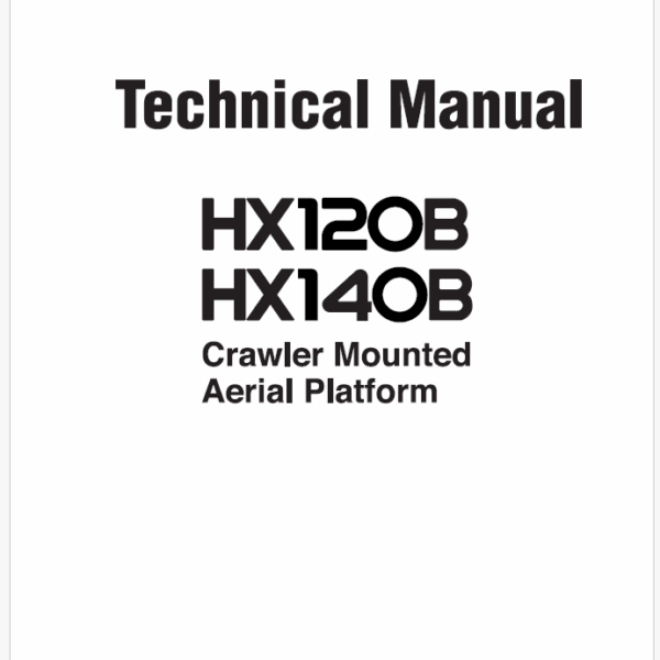 HX120B,HX140B Technical manual