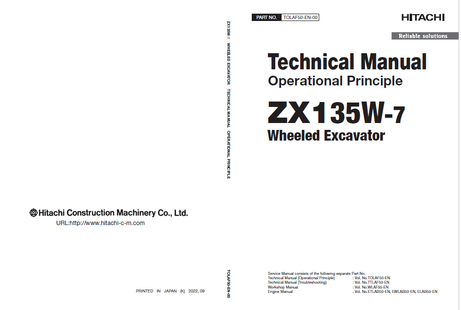 ZX135W-7 Technical Manual (Operational Principle)