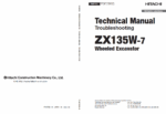 ZX135W-7 Technical Manual (Troubleshooting)