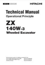 ZX140W-3 Technical manual (Operational Principle) (Use for countrys subject to a EAR control)