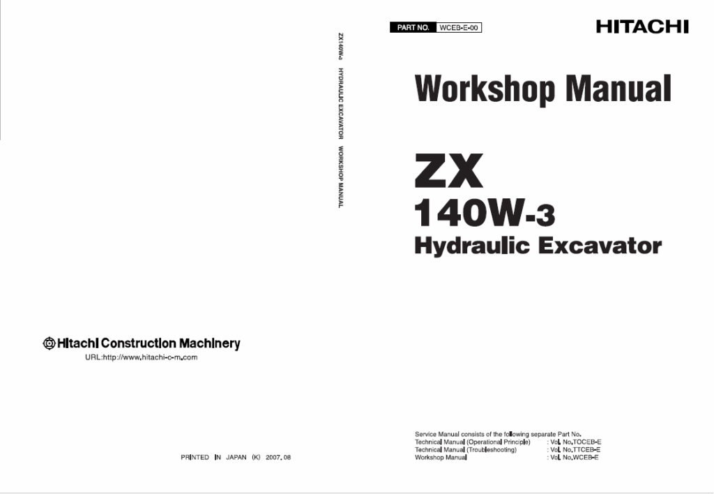 ZX140W-3 Workshop manual