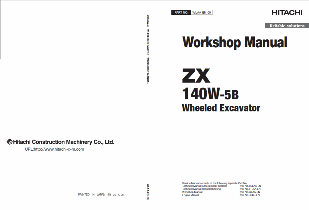 ZX140W-5B Wordshop Manual