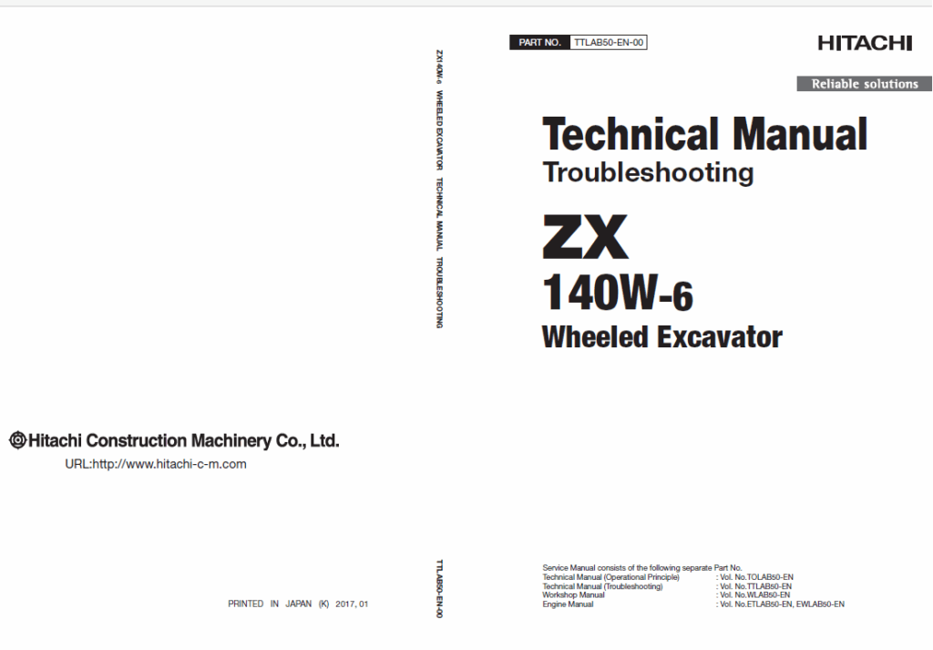 ZX140W-6 Technical Manual (Troubleshooting)