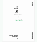 John Deere 4320 Tractor Technical Manual (TM1029)