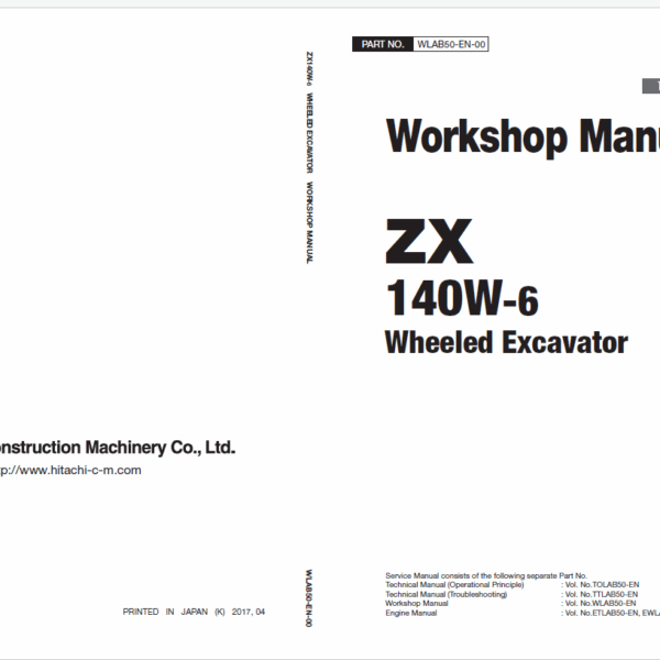 ZX140W-6 Workshop Manual