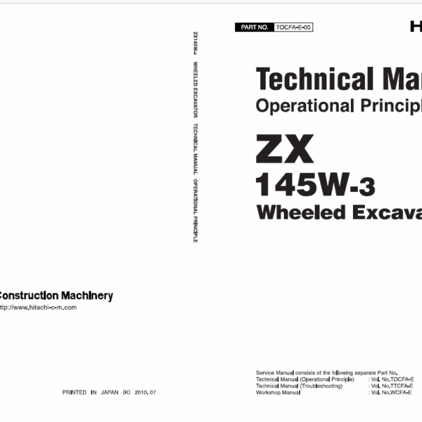 ZX145W-3 Technical Manual (Operational Principle)