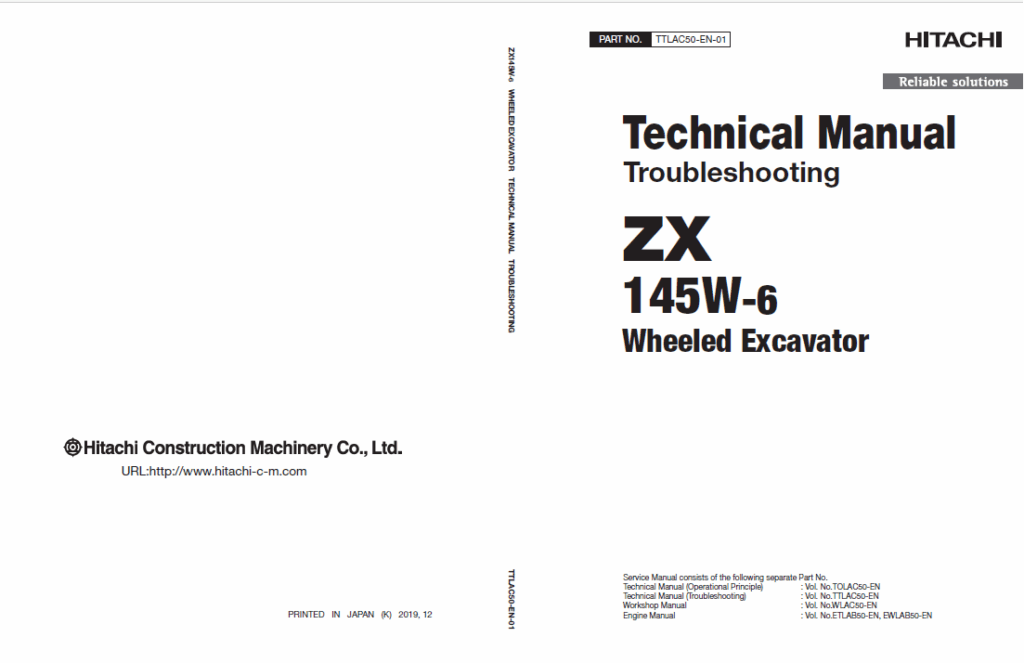 ZX145W-6 Technical Manual (Troubleshooting)